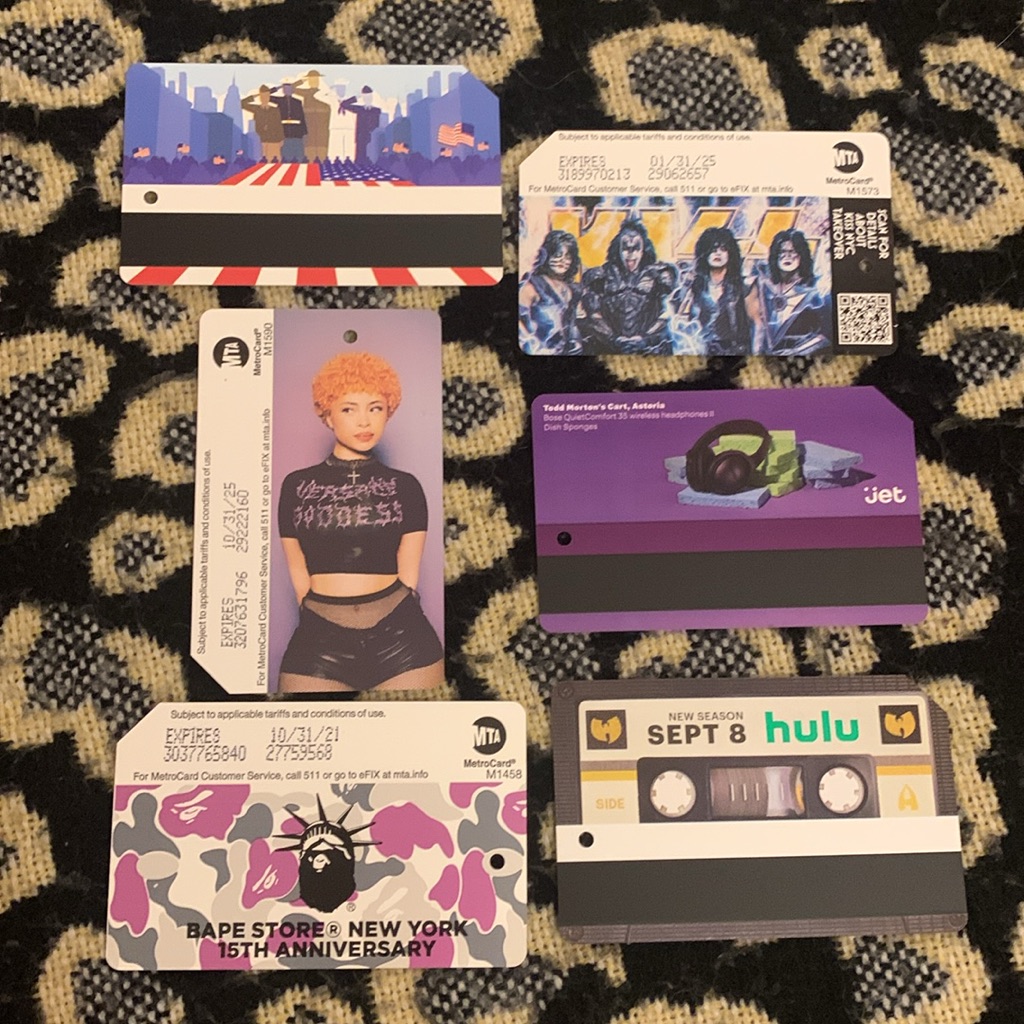 Collectible Rare Metrocards Wu Tang With Bonus Collectible Items Collectible Rare Metrocards Wu Tang With Bonus Collectible Items